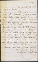 Letter: to Callie [King, 1855] Oct. 11
