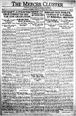 Mercer cluster, May. 15, 1925