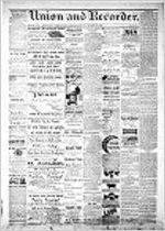 Union and recorder, Dec. 30, 1884