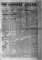 The Cherokee advance, Feb. 6, 1880
