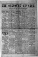 The Cherokee advance, Apr. 28, 1880