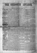 The Cherokee advance, Feb. 17, 1881