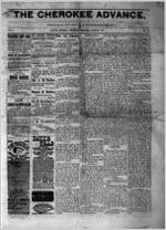 The Cherokee advance, Jun. 23, 1881
