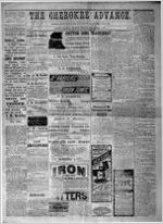 The Cherokee advance, Sep. 4, 1881