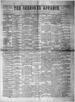 The Cherokee advance, Nov. 26, 1881