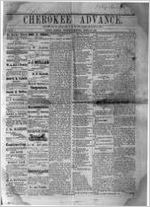 The Cherokee advance, Mar. 25, 1882