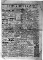The Cherokee advance, Apr. 15, 1882