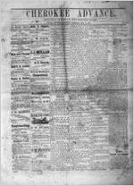 The Cherokee advance, May 13, 1882