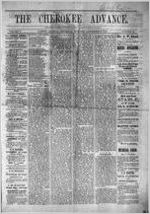 The Cherokee advance, Sep. 18, 1884