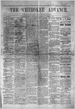 The Cherokee advance, Oct. 2, 1884