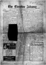 The Cherokee advance, Sep. 19, 1919