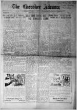 The Cherokee advance, Aug. 25, 1922