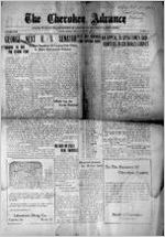 The Cherokee advance, Oct. 20, 1922