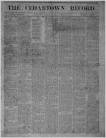 The Cedartown record, Aug. 29, 1874
