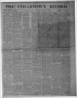 The Cedartown record, Nov. 7, 1874