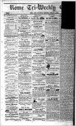Rome tri-weekly courier, Mar. 3, 1860