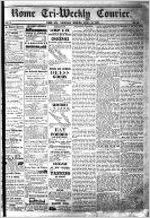 Rome tri-weekly courier, Apr. 10, 1862