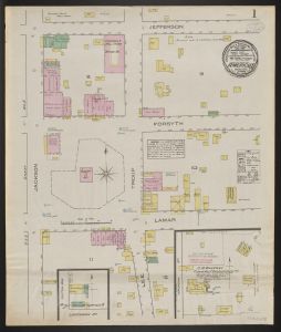 Americus, Ga., March, 1885 / Sanborn Map & Publishing Co., Limited