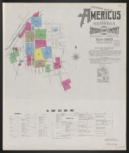 Insurance maps of Americus, Sumpter Co., Georgia, Nov. 1905 / Sanborn Map Company