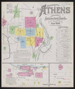 Insurance maps of Athens, Georgia, June 1898 / Sanborn-Perris Map Co. Limited