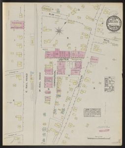 Conyers, Ga., Aug. 1884 / Sanborn Map & Publishing Co., Limited