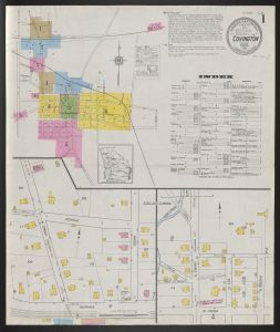 Covington, Newton County, Georgia, February 1916 / Sanborn Map Company