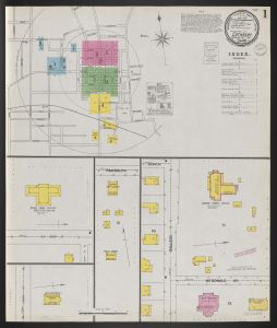 Cuthbert, Randolph Co., Ga., July. 1900 / Sanborn-Perris Map Co., Limited