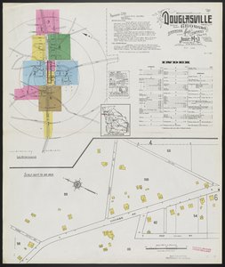 Douglasville, Douglas County, Georgia, June 1923 / Sanborn Map Company of New York