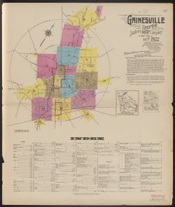Gainesville, Hall Co., Georgia, Oct. 1922 / Sanborn Map Company