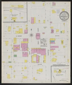 Greenville, Meriwether Co., Georgia, September 1908 / Sanborn Map Company