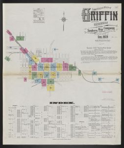 Insurance maps of Griffin, Spalding Co., Georgia, Dec. 1909 / Sanborn Map Company