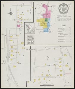 Jonesboro, Clayton County, Georgia, October 1923 / Sanborn Map Company