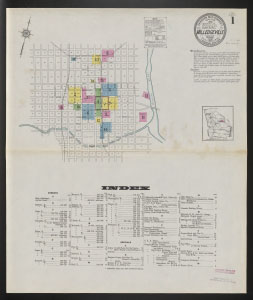 Milledgeville, Baldwin County, Georgia, August 1913 / Sanborn Map Company
