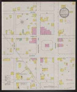 Monticello, Jasper Co., Ga., May 1893 / Sanborn-Perris Map Co., Limited