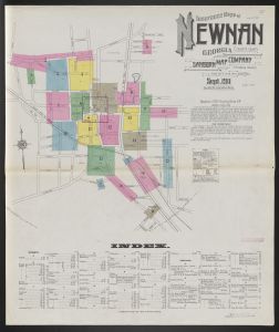 Insurance maps of Newnan, Coweta County, Georgia, Sept. 1911 / Sanborn Map Company