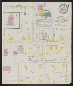 Thomson, McDuffe County, Georgia, July 1913 / Sanborn Map Company