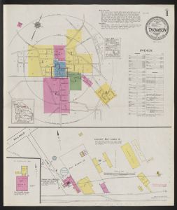 Thomson, McDuffie County, Georgia, October 1921 / Sanborn Map Company