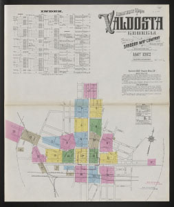 Insurance maps of Valdosta, Lowndes County, Georgia, May 1912 / published by the Sanborn Map Company
