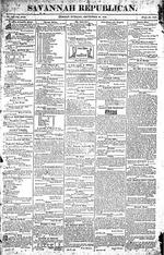 Savannah daily republican (Savannah, Ga. : 1818), Sep. 28, 1819