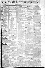 Savannah daily republican (Savannah, Ga. : 1818), Mar. 9, 1822