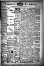 Americus daily recorder, Dec. 31, 1884