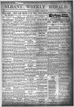 Albany weekly herald, Mar. 16, 1901