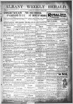 Albany weekly herald, Apr. 6, 1901