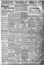 Albany weekly herald, Dec. 7, 1901
