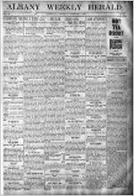 Albany weekly herald, Dec. 14, 1901