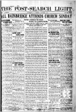 The Post-search light, Nov. 3, 1921