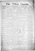Tifton gazette (Tifton, Ga. : Weekly), Aug. 11, 1893