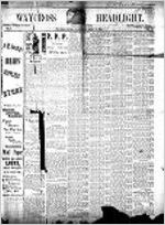 Waycross headlight, Mar. 3, 1886