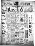 Waycross headlight, Aug. 25, 1886