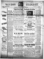 Waycross headlight, Nov. 10, 1886